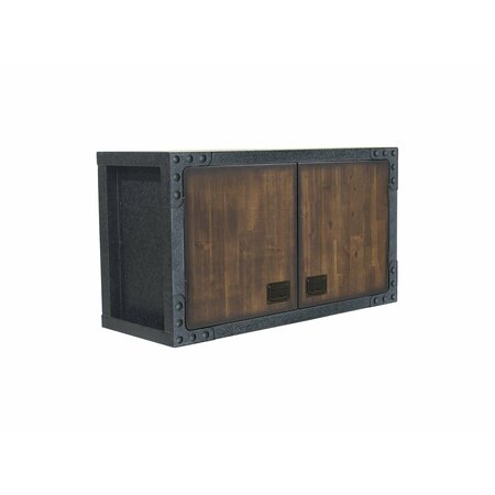Duramax Garage Storage Combo Set, Brown/Gray, Steel, Wood, 216 in W x 20 in D 10P4TC4WC2FC